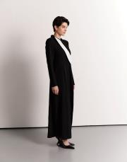 aller parçalı fit elbise siyah 2