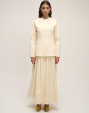 pileli crush etek ekru