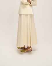 pileli crush etek ekru 3