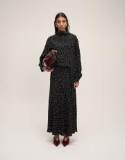 puantiyeli etek siyah