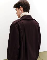 pileli ceket mürdüm 3