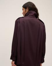 pileli ceket mürdüm 6