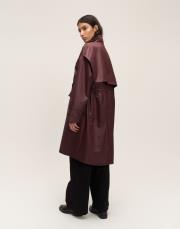 garnili yağmurluk bordo 3