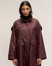 garnili yağmurluk bordo 4