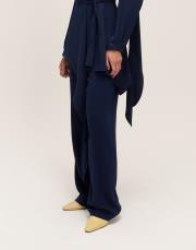 şallı bluz pantolon lacivert 2