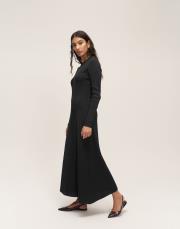 triko elbise siyah 2